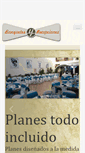 Mobile Screenshot of banquetesyrecepciones.com